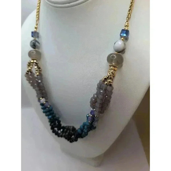 Avon Goldtone Multicolor Moroccan Nights Beaded Necklace - Picture 2 of 6